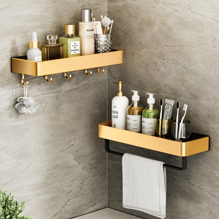 BATHROOM PERFORATED TOWEL STORAGE RACK