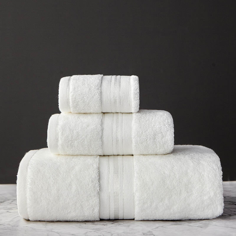 Luxurious Pure Cotton Bath Towel Set