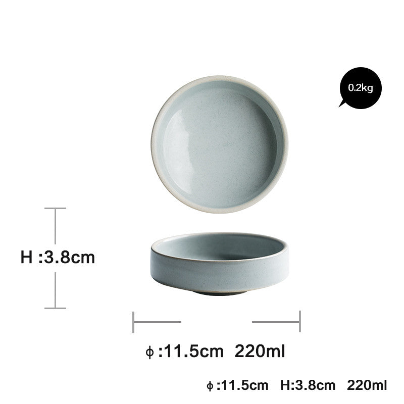 Household  Flat, Bowl Dinner Plate Set