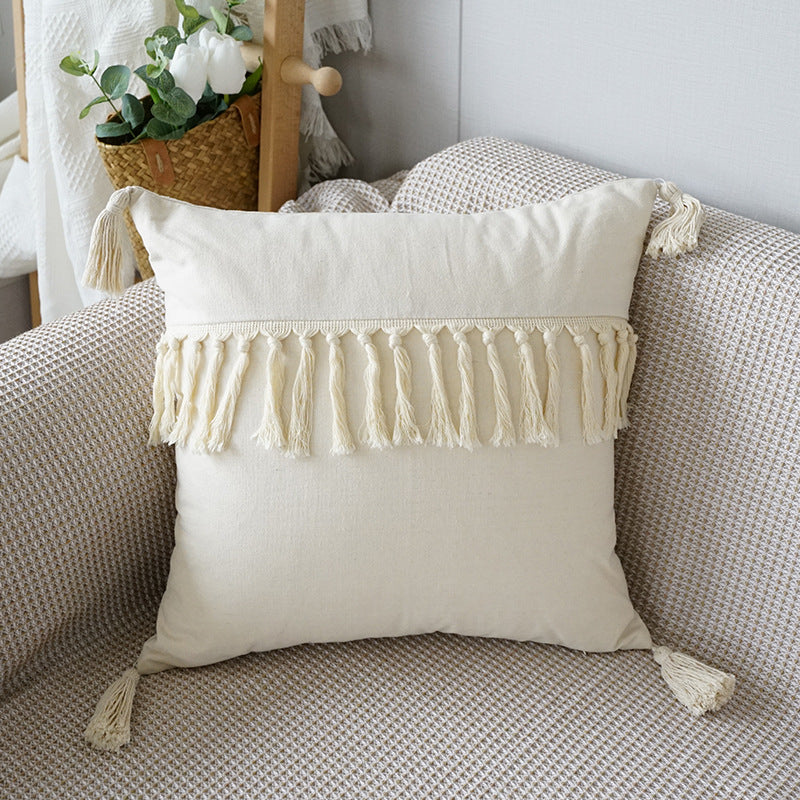 Home Fashion Boho Ethnic Tufted Pillowcase