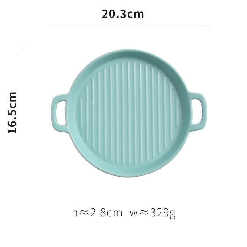 Binaural Western Food Plate - Bakeware