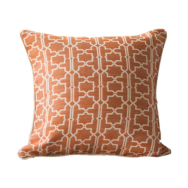 American living room throw pillow