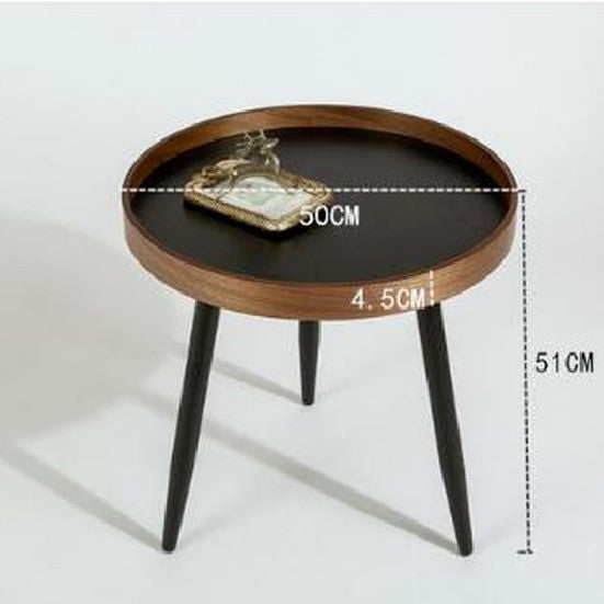 Italian Round Coffee Table for Small Apartment