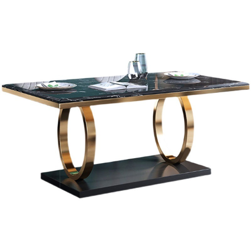 Modern Household Slate Dining Table And Chair