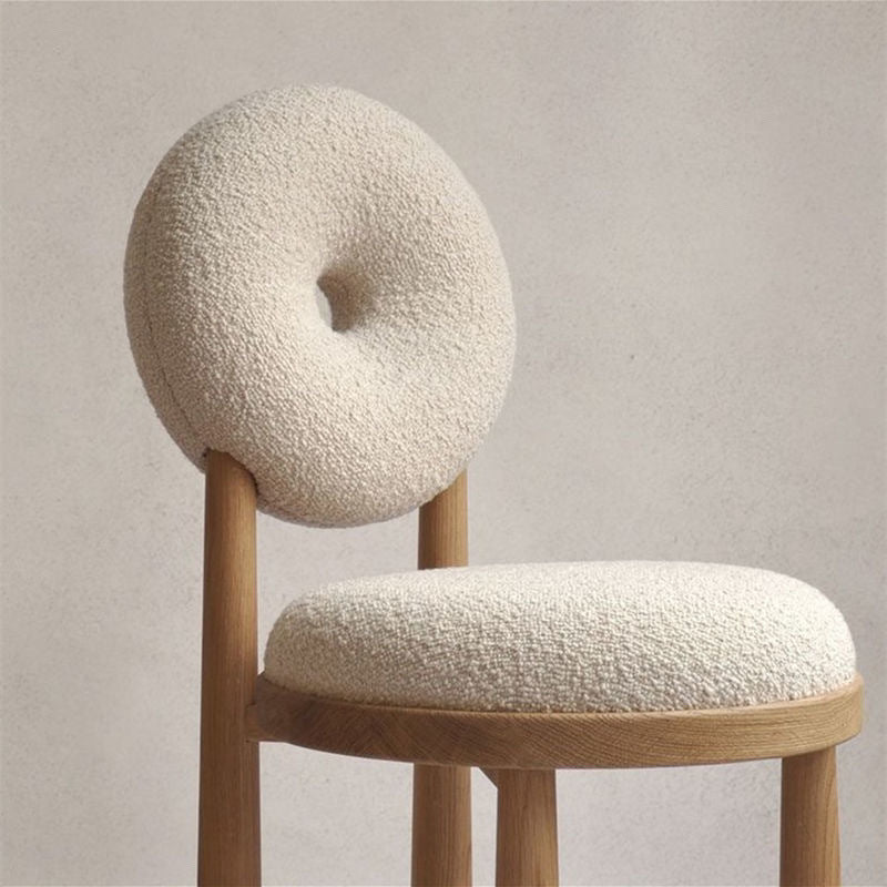 Nordic Designer Berber Fleece Chair for Home